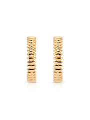 Large Metal Moderna Hoops