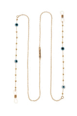 Evil Eye Beaded Eyeglass Chain