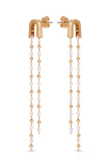 Double Chain Drop Earrings