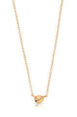 Polished Dainty Pebble Necklace