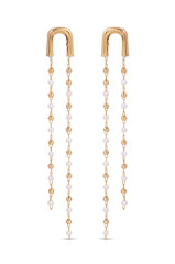 Double Chain Drop Earrings
