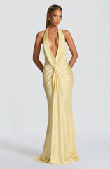 Linette Gown - Lemon