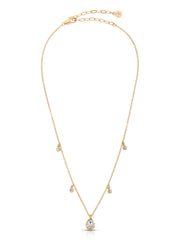 Dripping in Crystals Drop Necklace