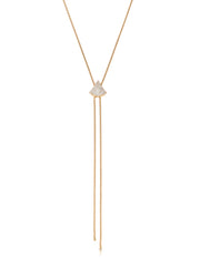 Pavé Shine Bolo Necklace