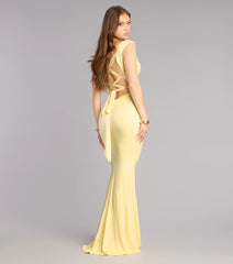 Vanessa Lace-Up Mermaid Formal Dress