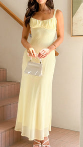 Margo Midi Dress - Yellow
