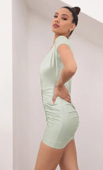 Shirt Dress In Light Sage