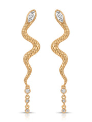 Serpentina Snake Earrings