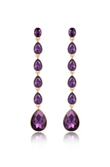 Crystallized Drop Earrings