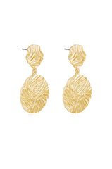 Textured Etching Earrings