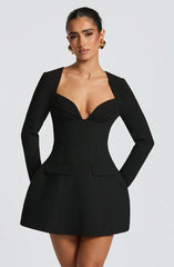Regina Mini Dress - Black