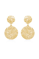 Textured Etching Earrings