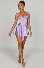 Saffron Playsuit - Purple