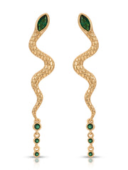 Serpentina Snake Earrings