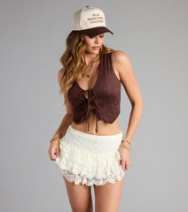Country Crush Tie-Front Vest