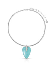 Turquoise Solstice Pendant Choker
