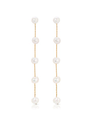Dripping Pearl Delicate Drop Earrings