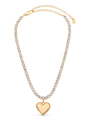 Luminous Love Tennis Necklace