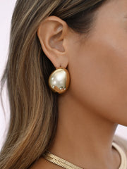 Smooth Pebble Earrings