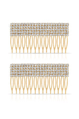 Dynasty Hair Comb Set in Crystal