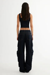 LIONESS Smokeshow Jean Dark Denim