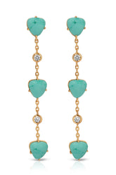 Turquoise Solstice Dangle Earrings
