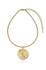 Swirl Pendant Choker
