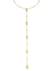 Marquise Crystal Lariat