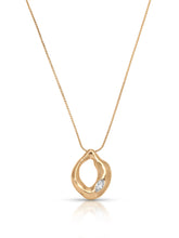 Molten Marquise Pendant Necklace
