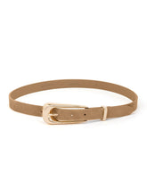 Large Signature Buckle Belt in Shiitake