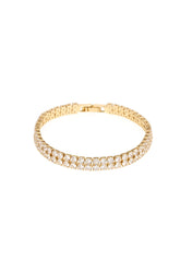 Crystal Double Layered Tennis Bracelet