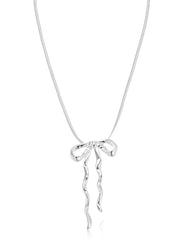 Bow Organica Pendant Necklace