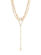Forever Falling Multi-Chain Lariat Choker