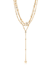 Forever Falling Multi-Chain Lariat Choker