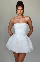Justina Playsuit - Ivory