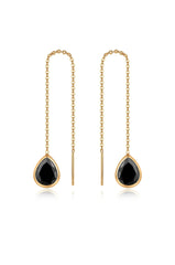 Barely There Chain and Crystal Dangle Earrings