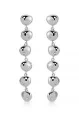 Polished Pebble Linear Dangle Earrings