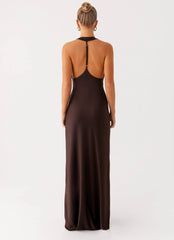 Angie Maxi Dress - Chocolate