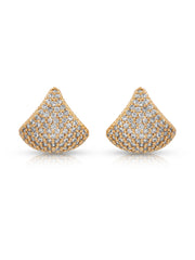 Pavé Encrusted Huggie Hoops