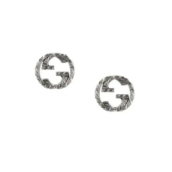 Interlocking G Earrings Silver