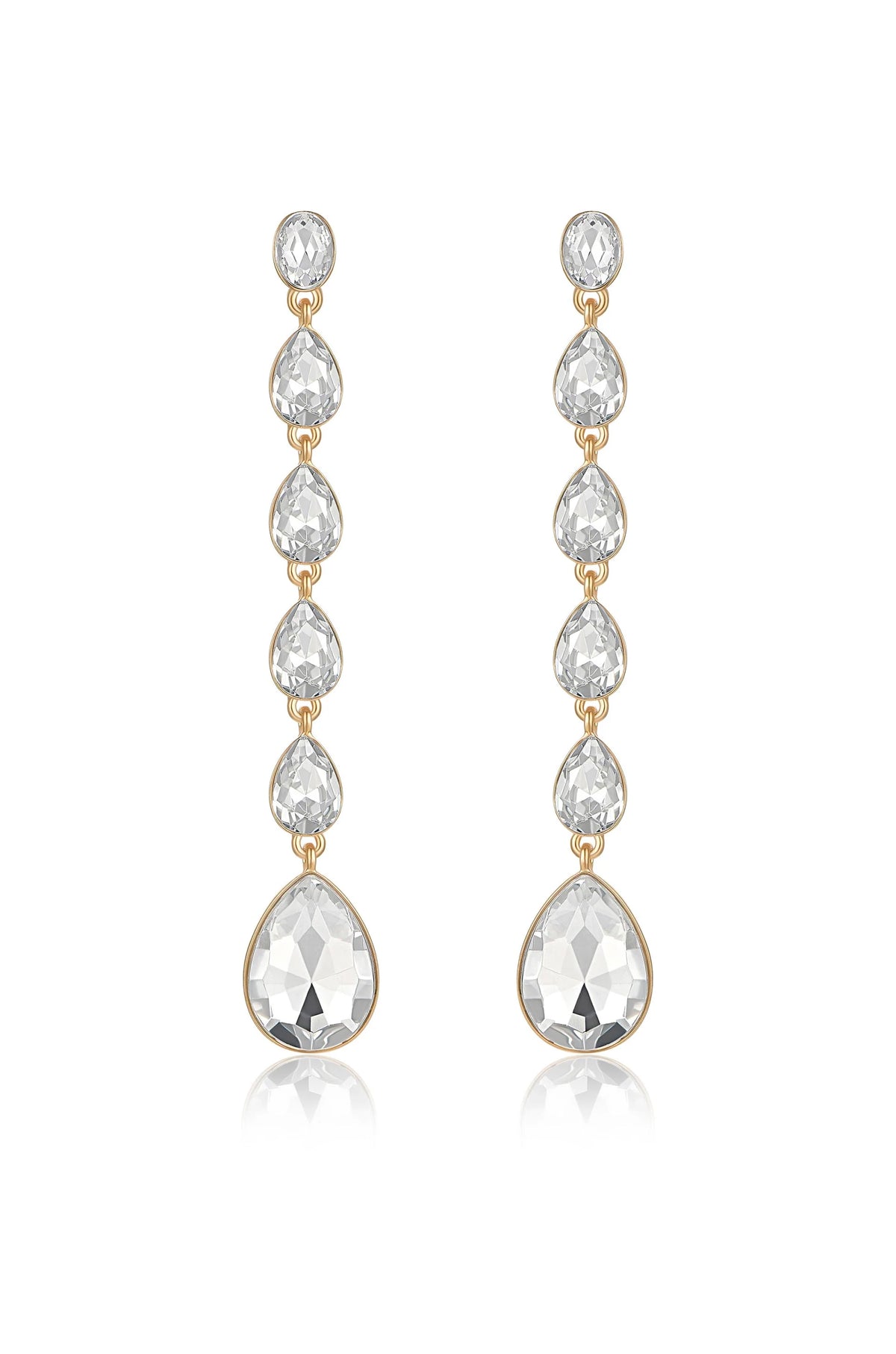 Crystallized Drop Earrings