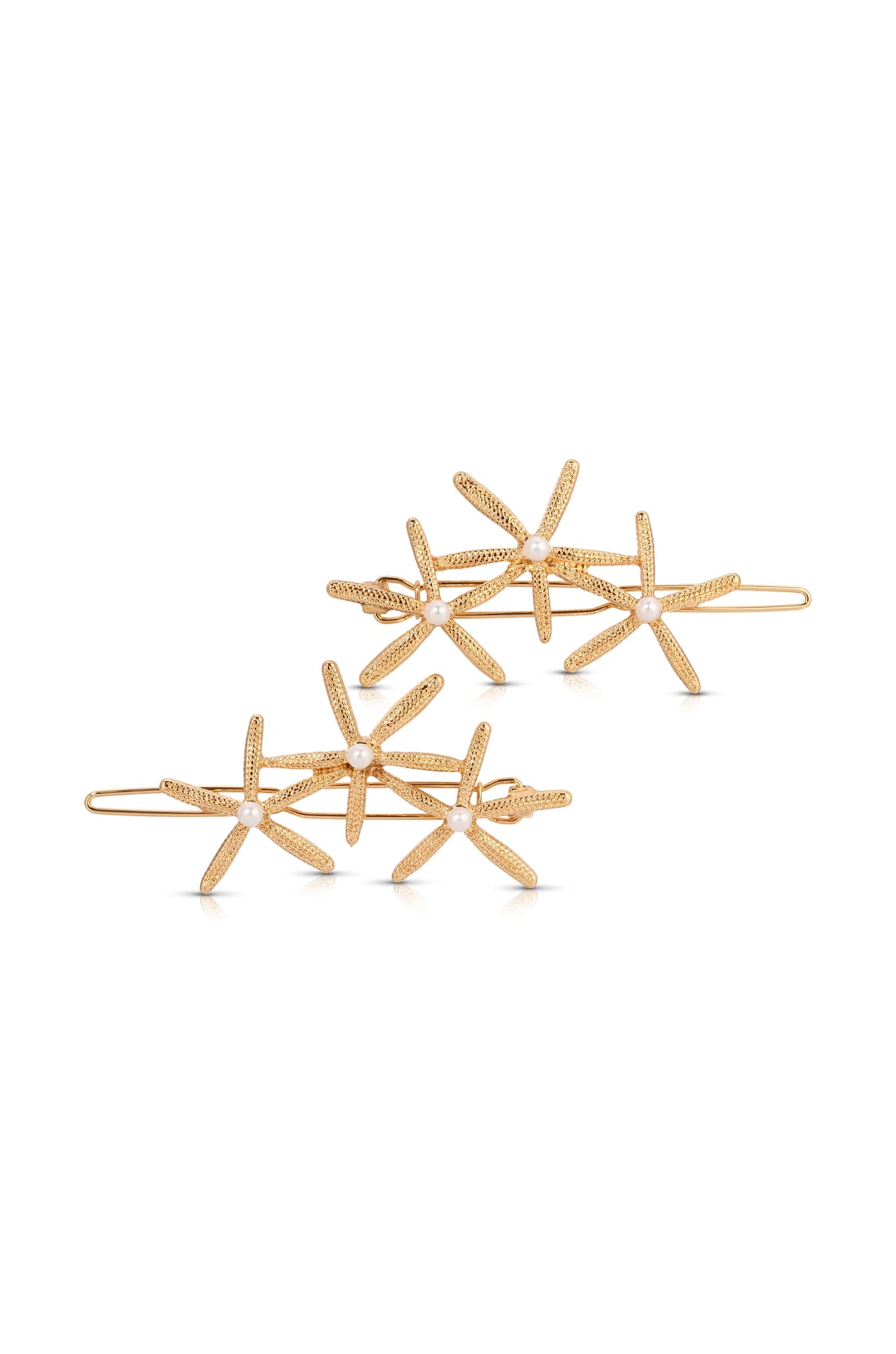 Starfish Cluster Barrette Set