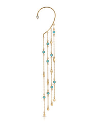 Linear Chains Statement Ear Cuff