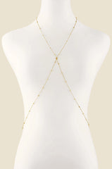 Simple Crystal X Body Chain