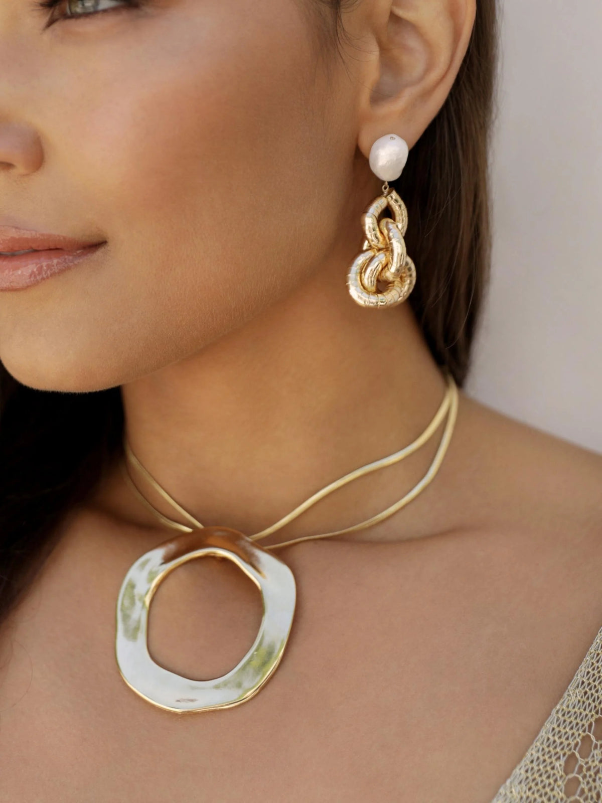 Open Circle Liquid Metal Set