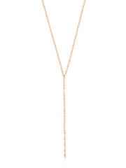 Dainty Crystal Lariat