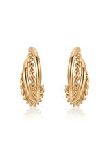 Twists and Turns Hoop Earrings