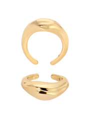 Bold Metallic Ear Cuff Set