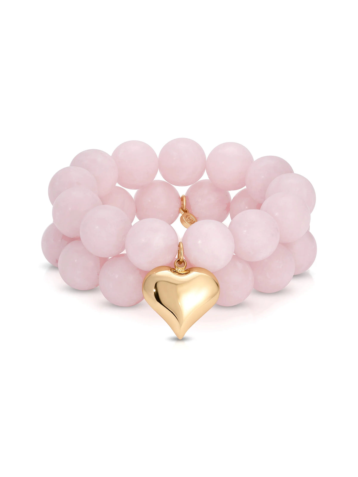 Luck and Love Rose Heart Bracelet Set