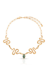 Abalone Serpentina Snake Choker